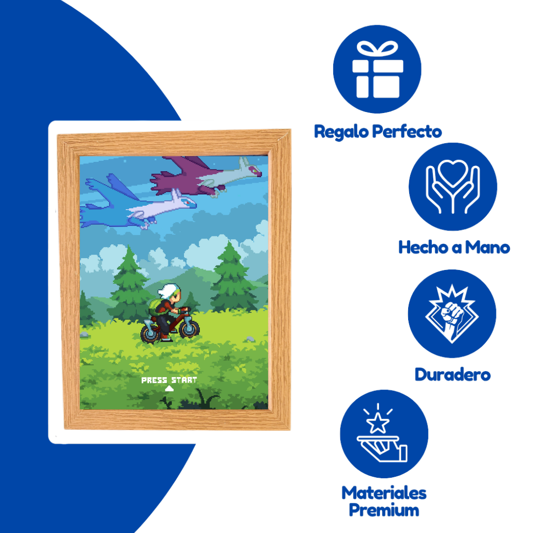 Pintura de luz LED: Retrato de PixelArt luminoso