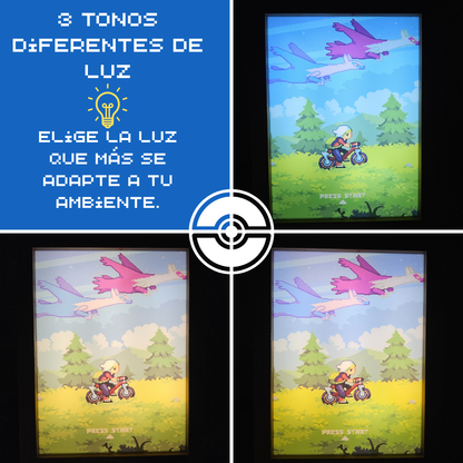 Pintura de luz LED: Retrato de PixelArt luminoso